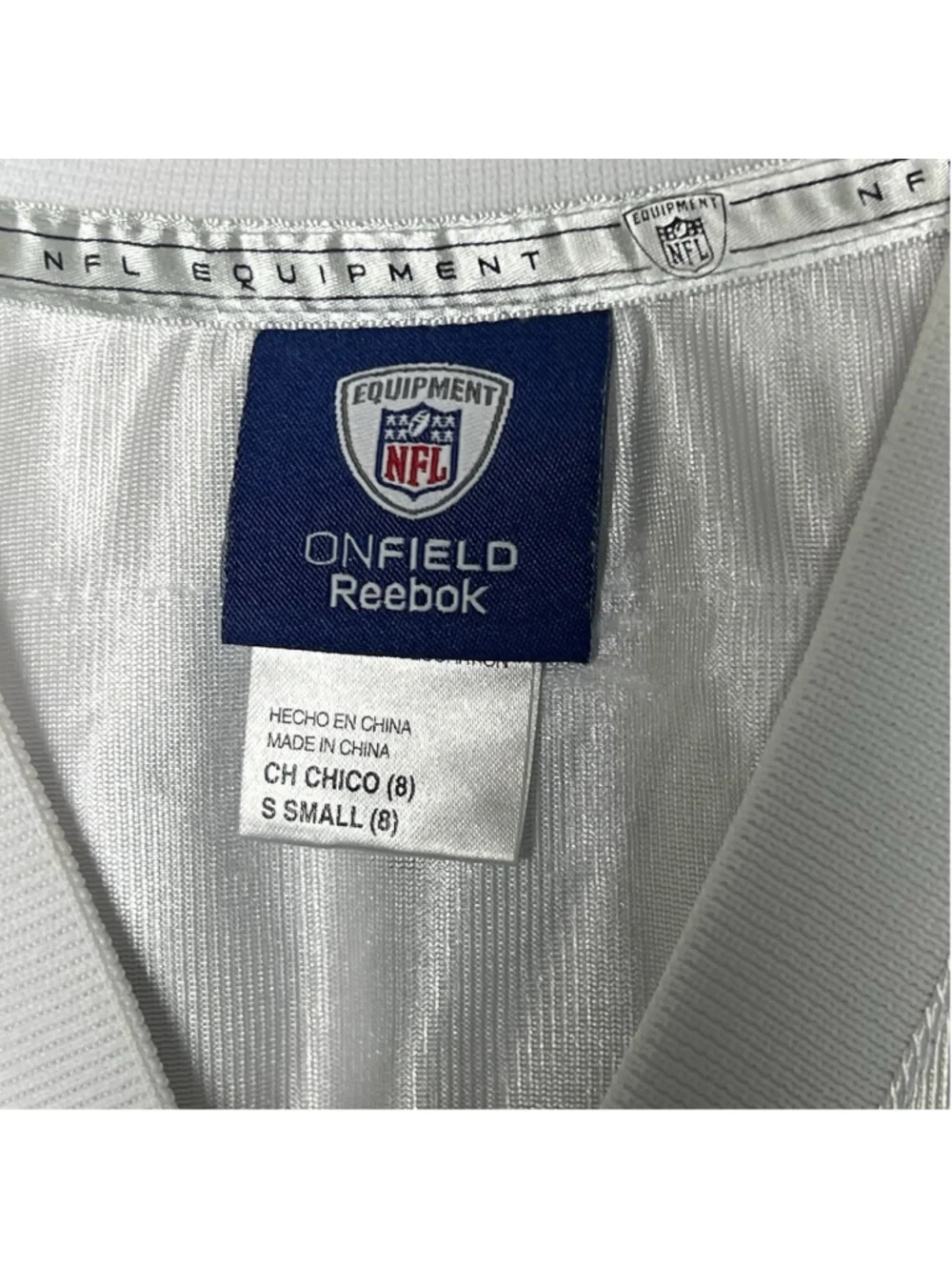 Reebok New York Jets Jersey Mark Sanchez #6 White/Green NFL Football Men's XL